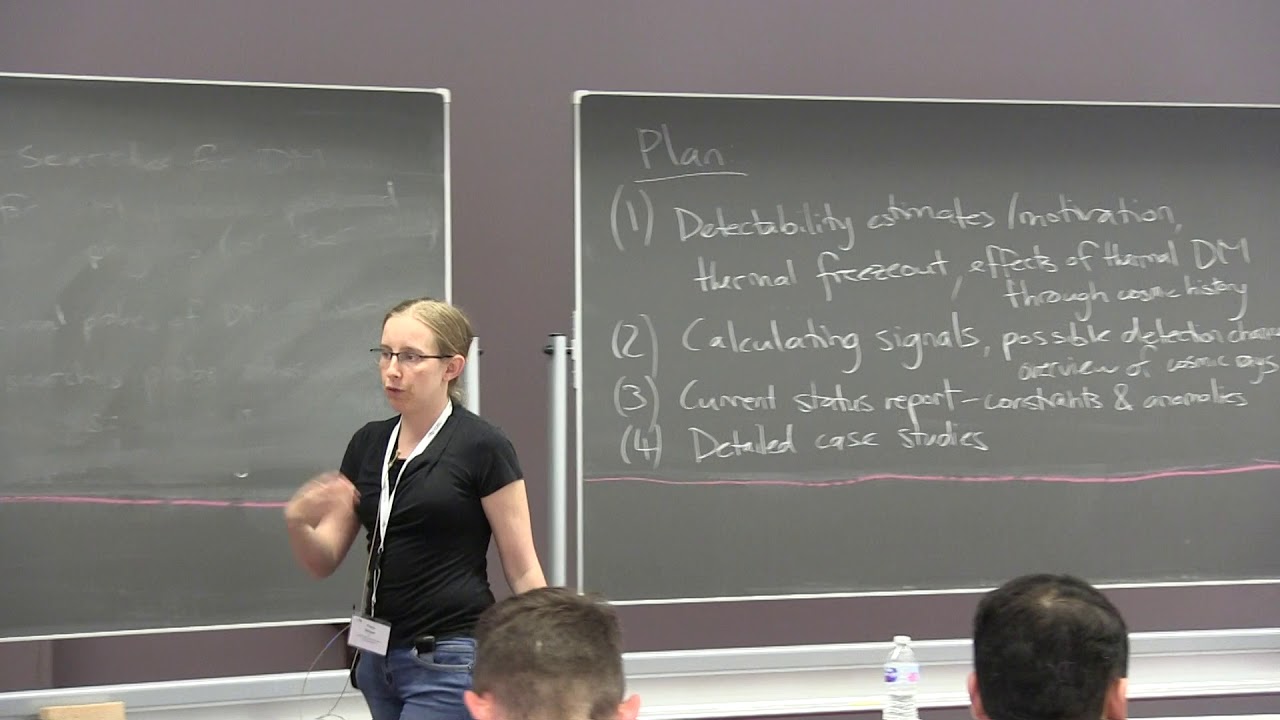 Tracy Slatyer (MIT): CMB and Astrophysical Probes of Dark Matter - Lecture 1