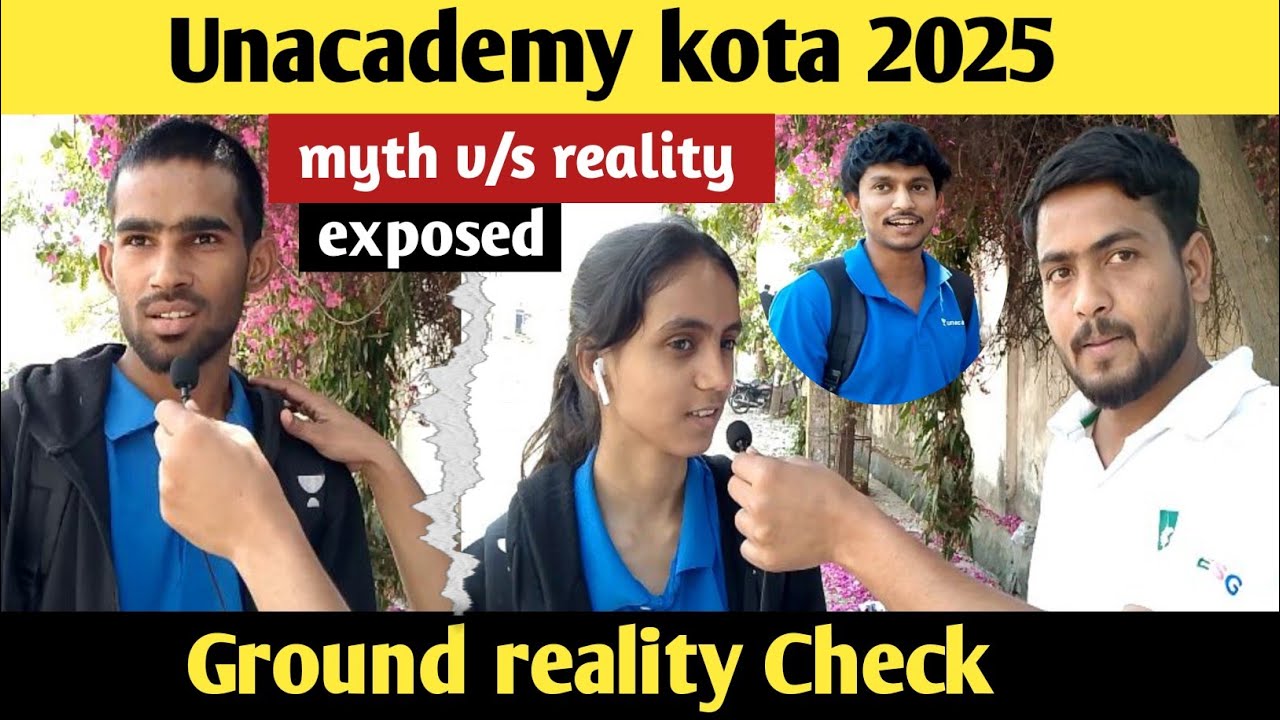 unacademy kota exposed MYTH v/s REALITY