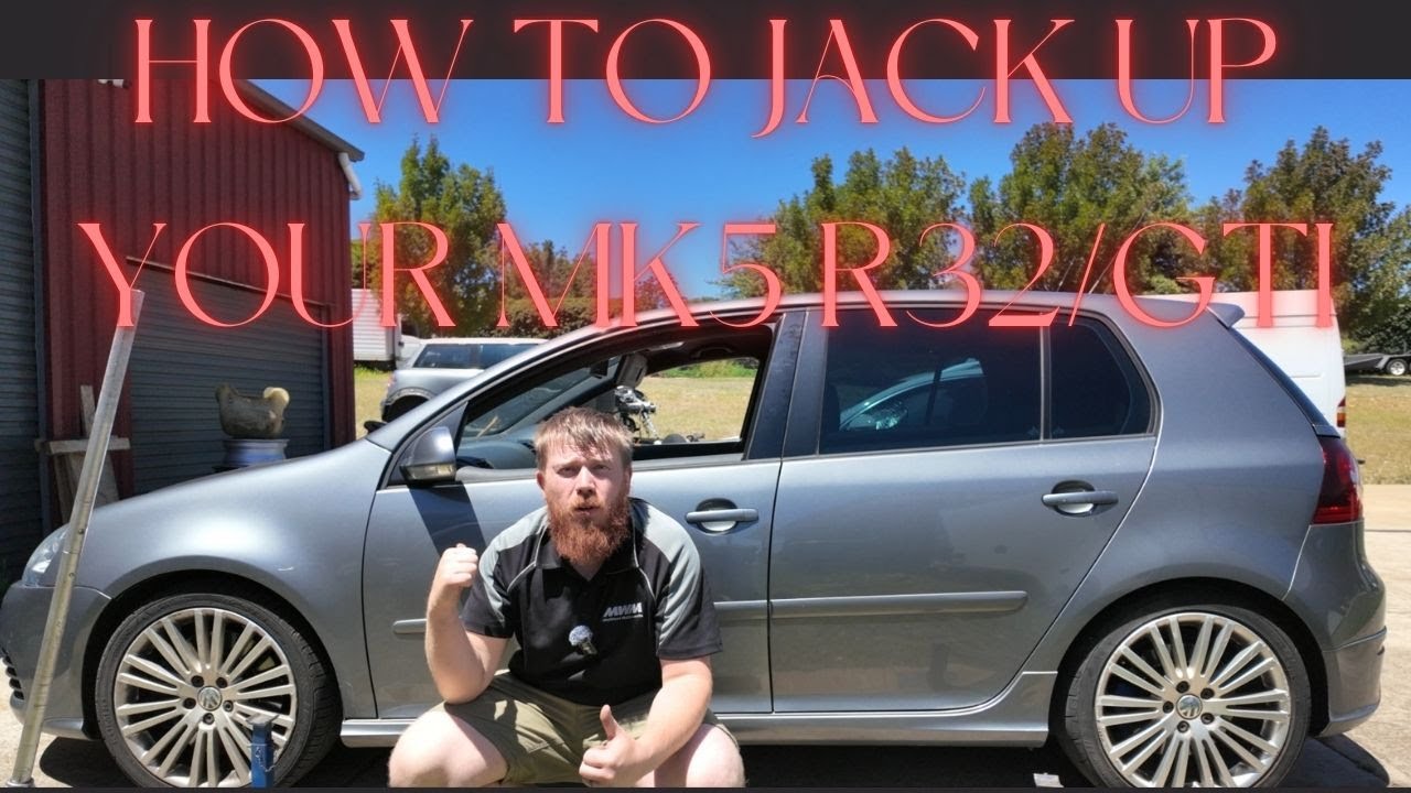 How to Safely Jack up a Volkswagen Golf MK5 R32/GTI |Jack Stands, Tips & DIY Safety Guide