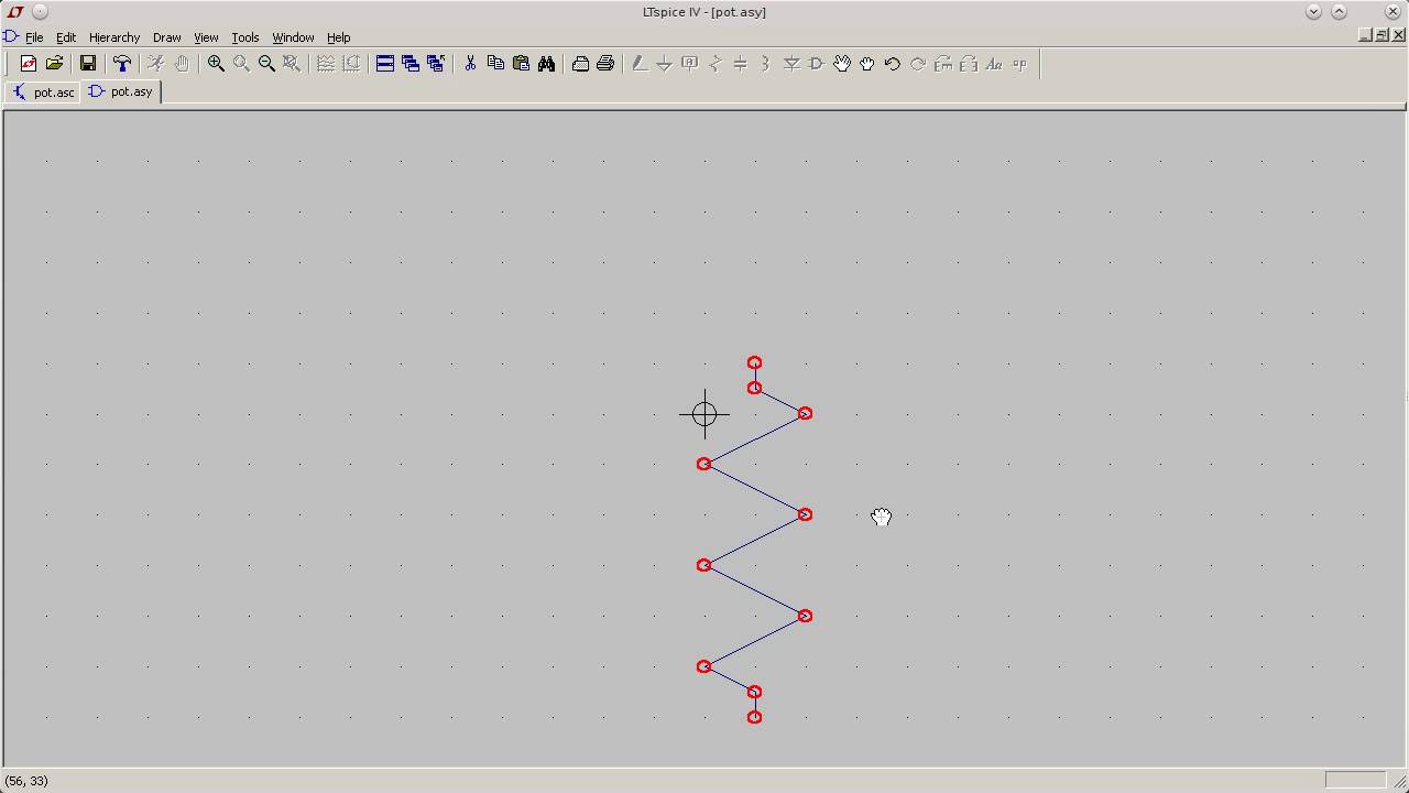 Creating a Potentiometer with symbol in LTSpice.