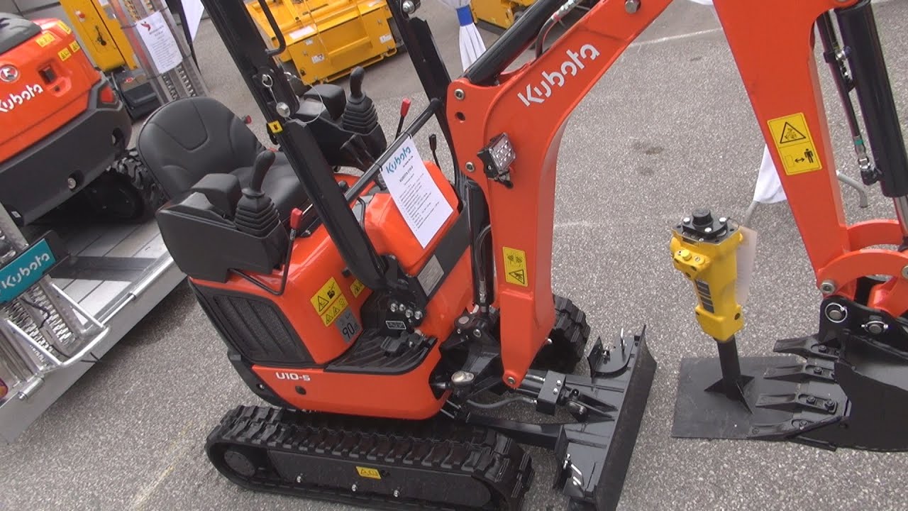 Kubota U10-5 Mini Excavator (2023) Exterior and Interior