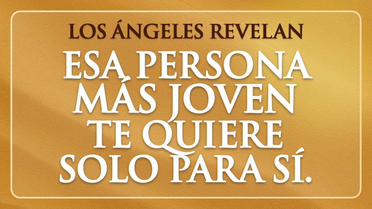 Esa persona más joven no quiere que nadie más te ponga un dedo encima. ¡Es pura obsesión!