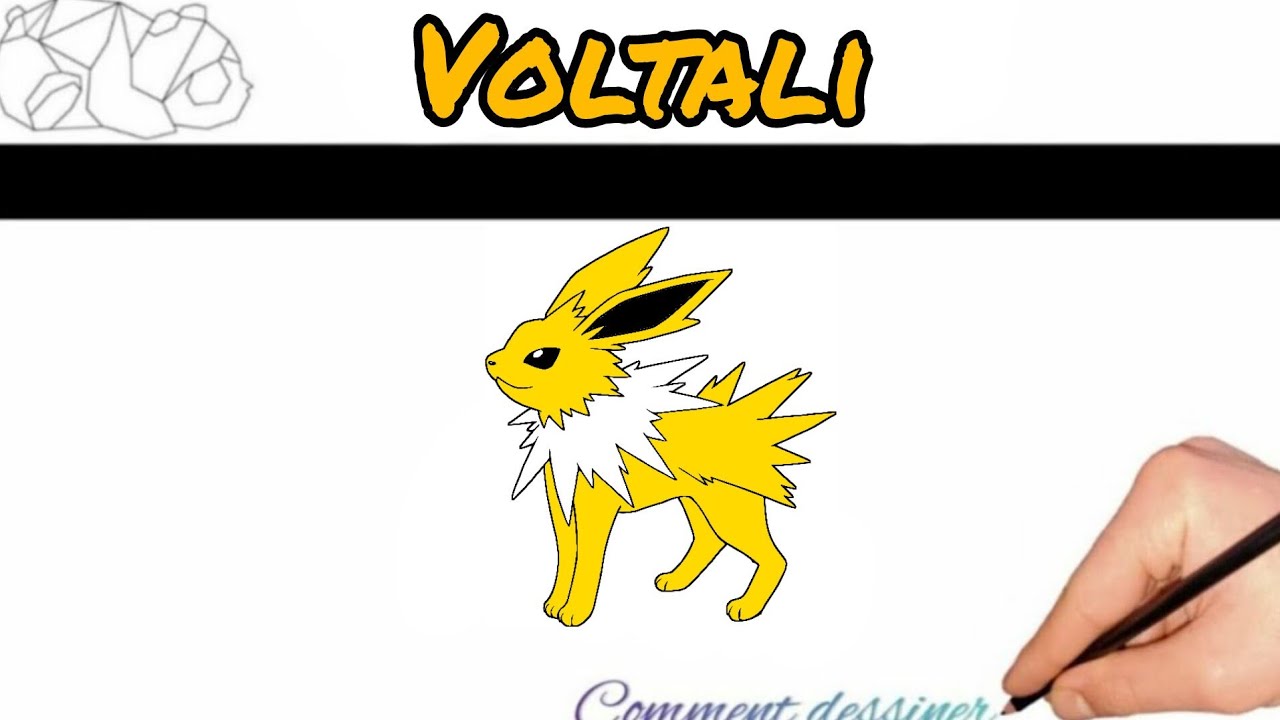 Comment dessiner Voltali !!! N&deg;135 #pokemon #commentdessiner
