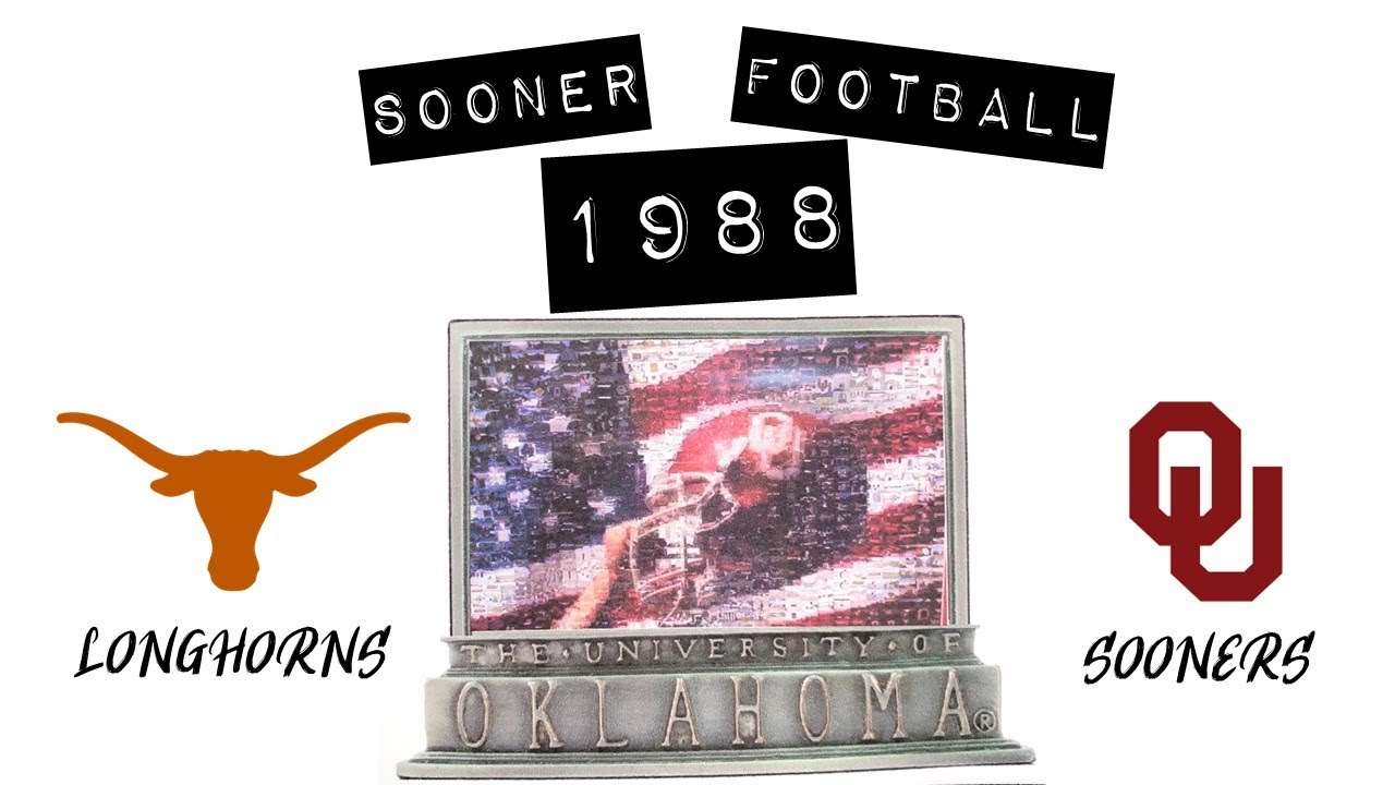 1988 Oklahoma Football with Barry Switzer. Oklahoma v Texas recap. 10/08/1988.