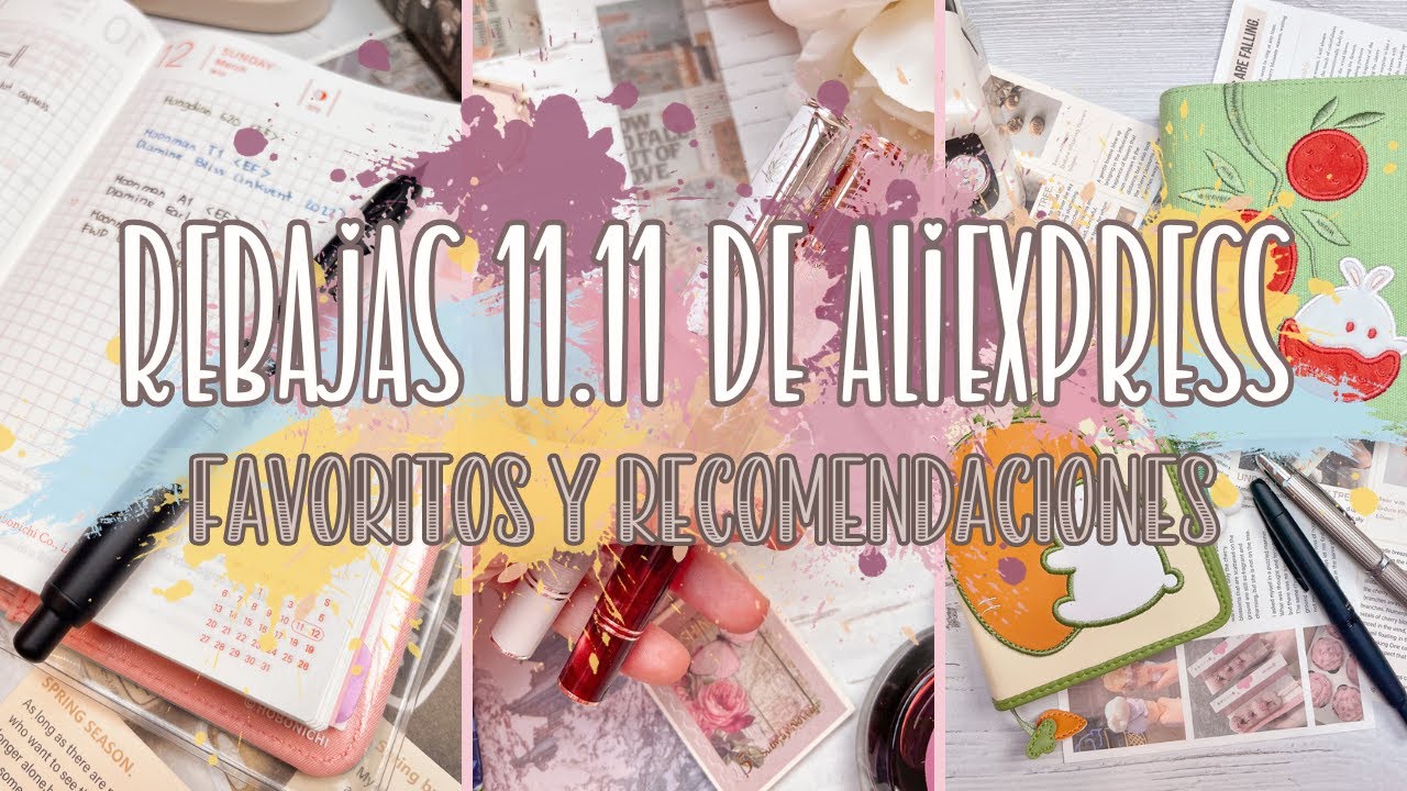 RECOMENDACIONES para 11 11 de ALIEXPRES | Mis FAVORITOS en PAPELERÍA y AGENDAS ¡Al mejor precio!
