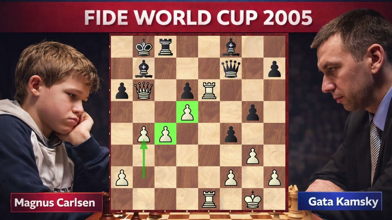 Carlsen vs Kamsky (2005) | Tohle mus&iacute;te vidět