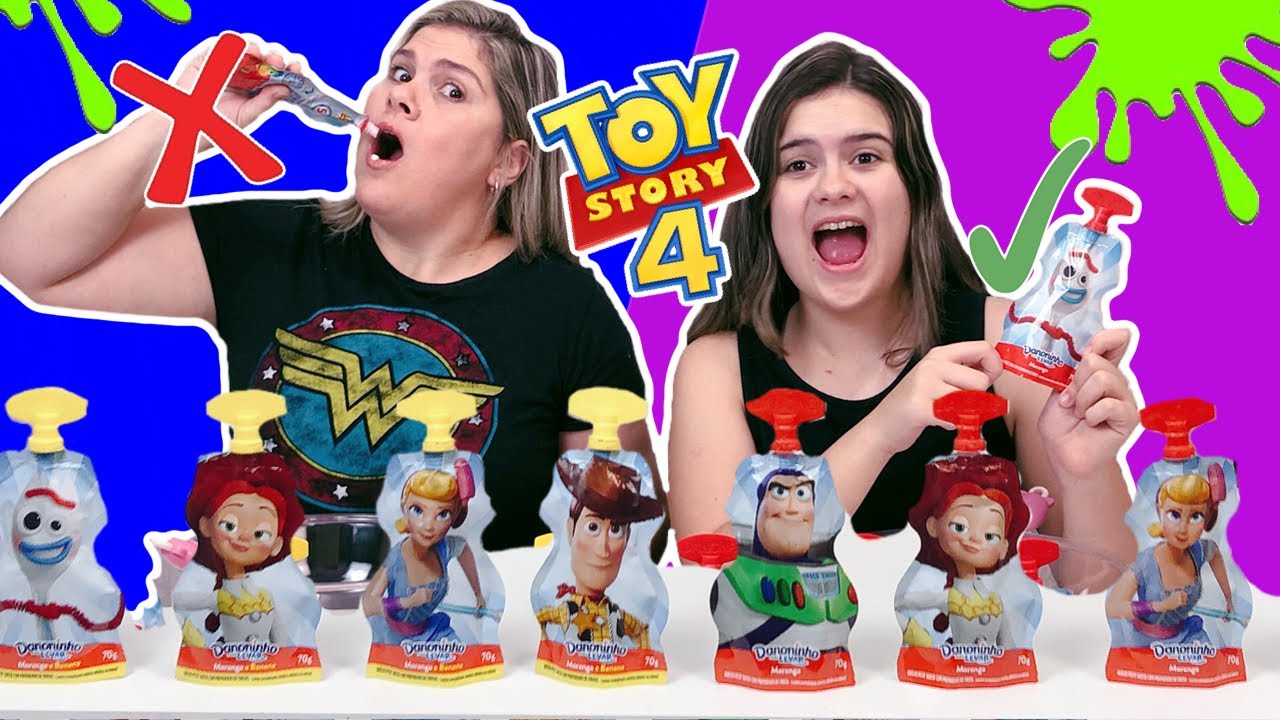 NÃO ESCOLHA O TOY STORY ERRADO! SLIME CHALLENGE