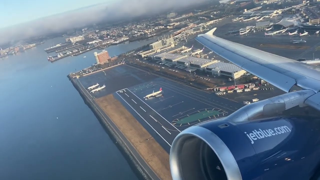 [HD] BEAUTIFUL LOUD JetBlue A320 Takeoff from Boston