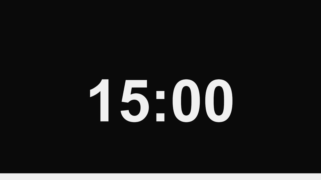 15 Minute Countdown timer | Simple and Accurate Timer