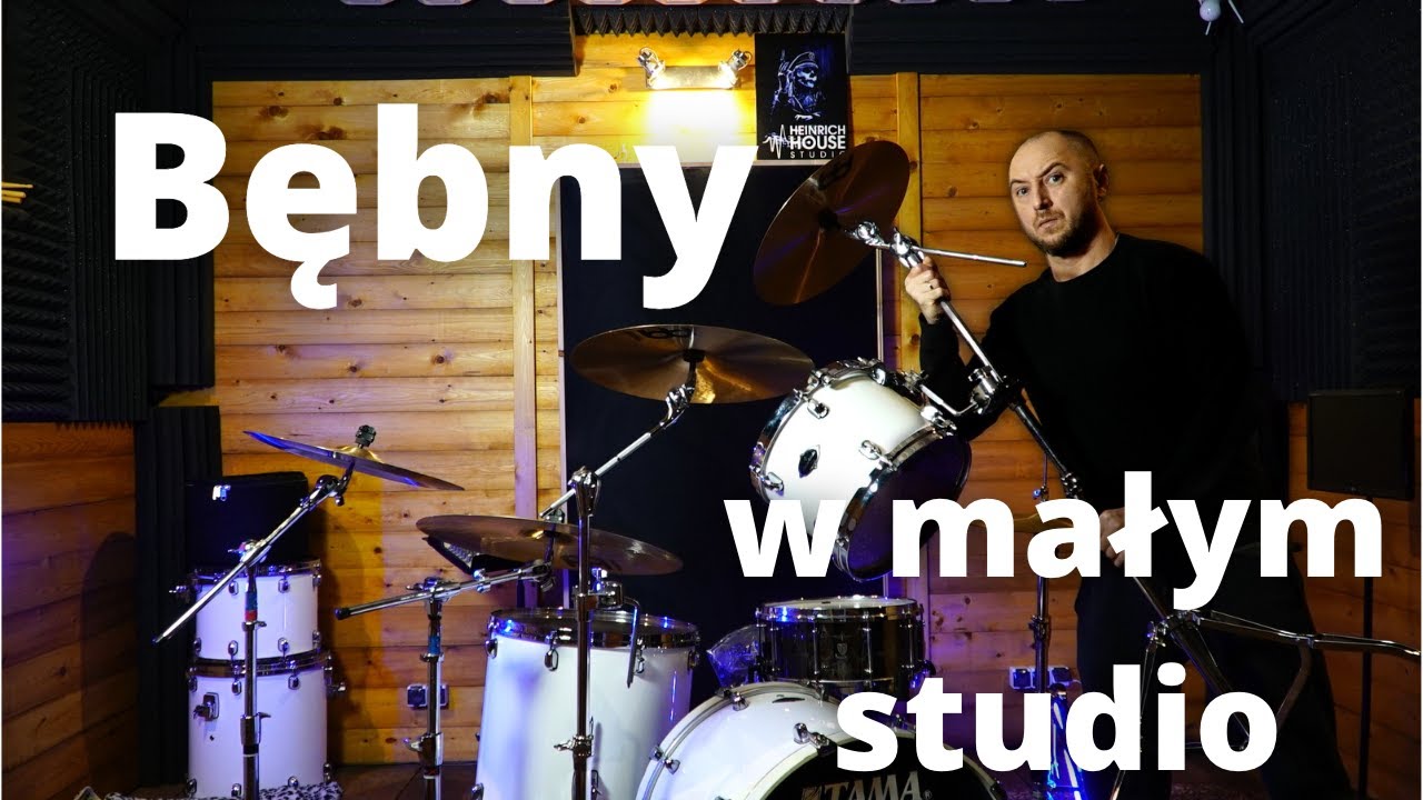 Bębny w małym studio