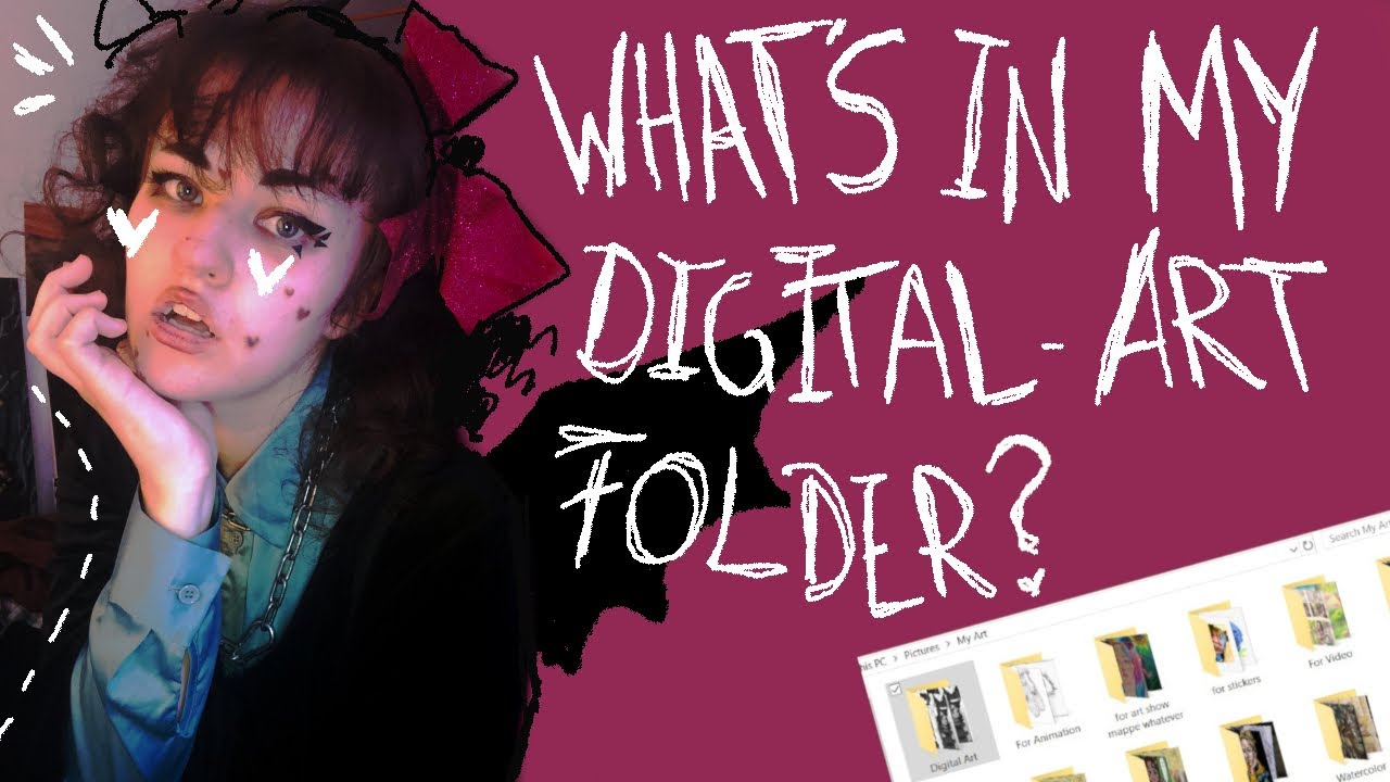 What's in my Digital Art WIP Folder?