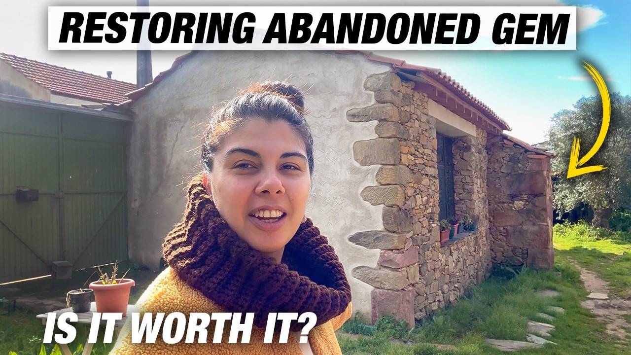 Building a beautiful stone house from SCRATCH! (Starting the patio)