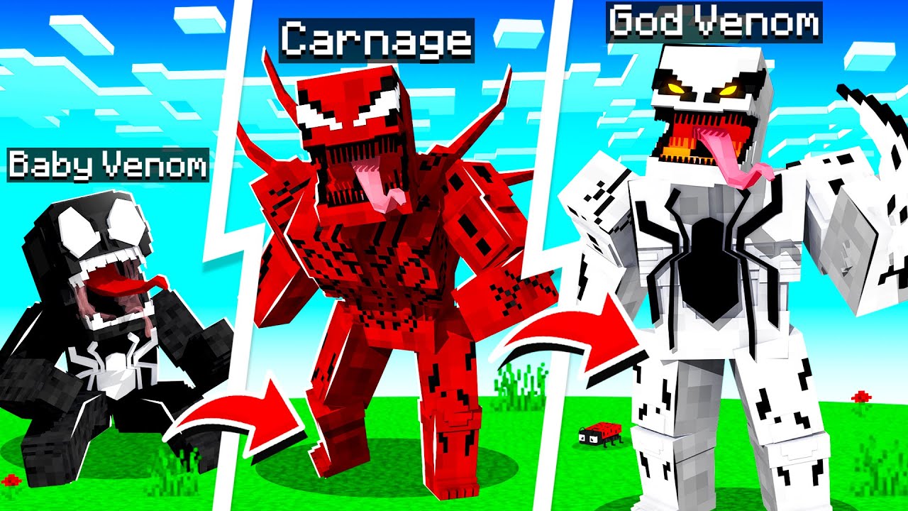 Улучшаем VENOM до GOD VENOM в MINECRAFT!