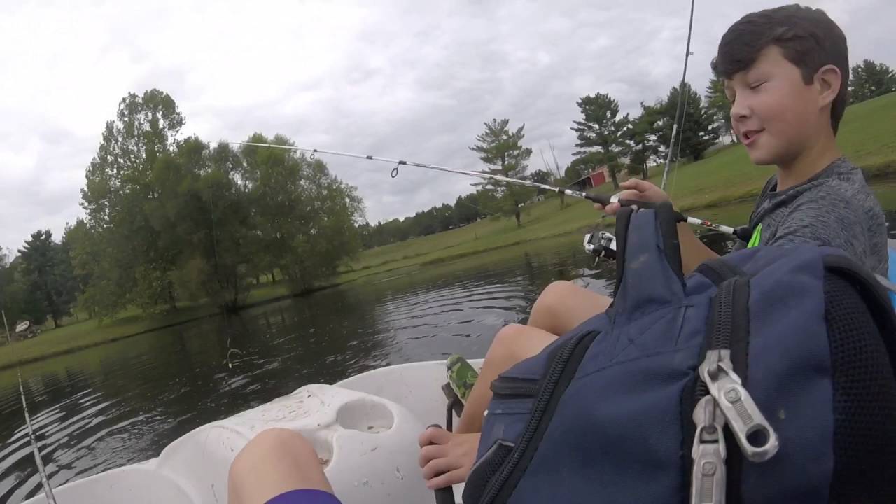 Bass Fishing in Paddle boat for large mouth (ft.cbbassin)