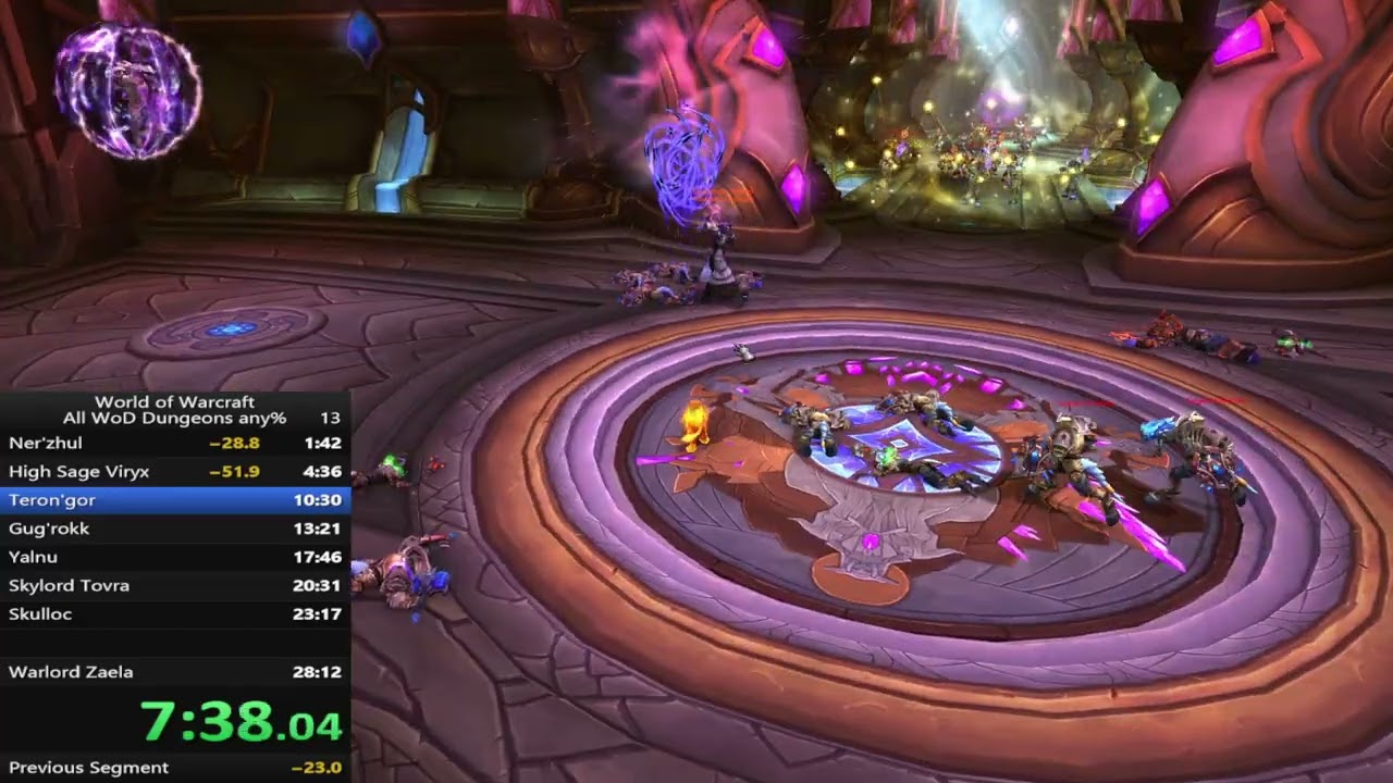 All WoD Dungeons Any% Speedrun ~ New PB