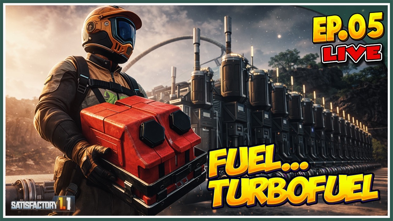 VREAU MAI MULT CURENT DIN TURBOFUEL | SATISFACTORY 2026 | EP 05 🔴 🅻🅸🆅🅴