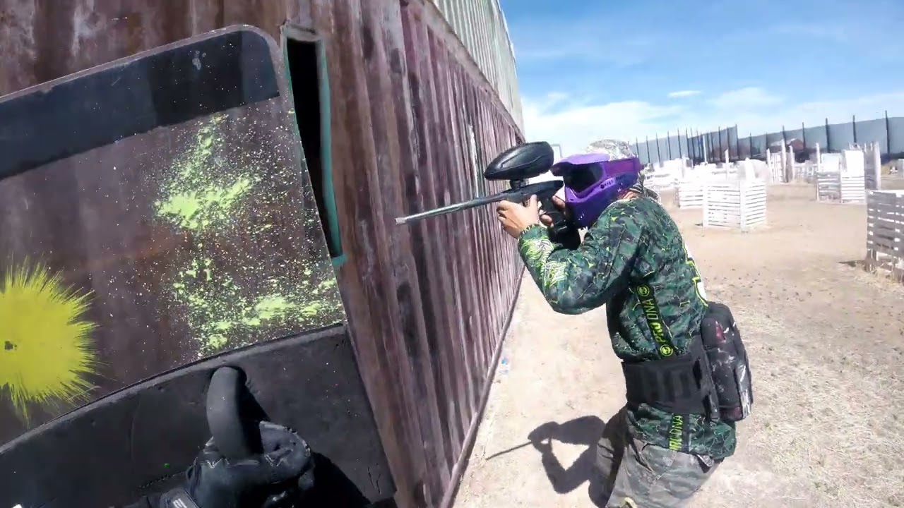 157) Blitz Paintball (04/12/2025) Attacking on Castle, Riot shield & TIPX Pistols. Magfed Gameplay.