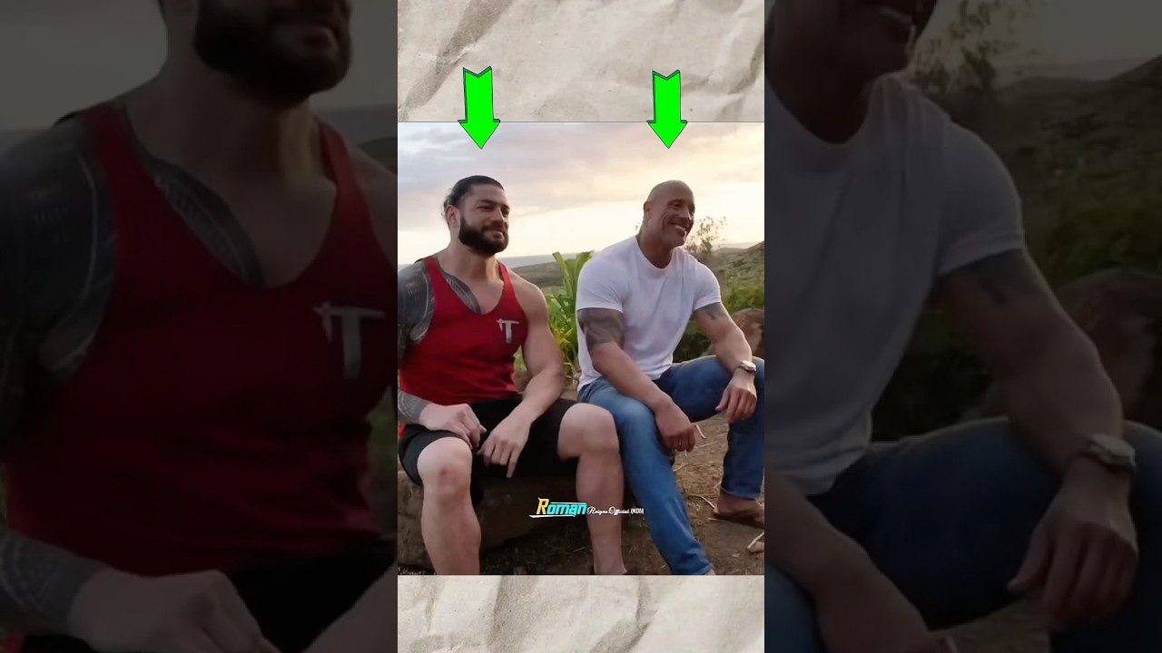 The Rock or Roman Ka Kya Rista Hai | Roman Reigns | #shorts #wwe #therock #romanreigns #bloodline
