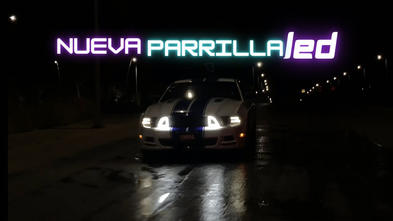 INSTALACIÓN DE PARRILLA LED AL MUSTANG Y RODADA RTS CAR CLUB | SOMBRA