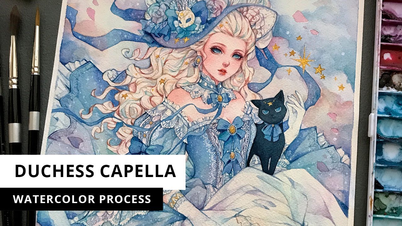 Duchess Capella | Watercolor Process