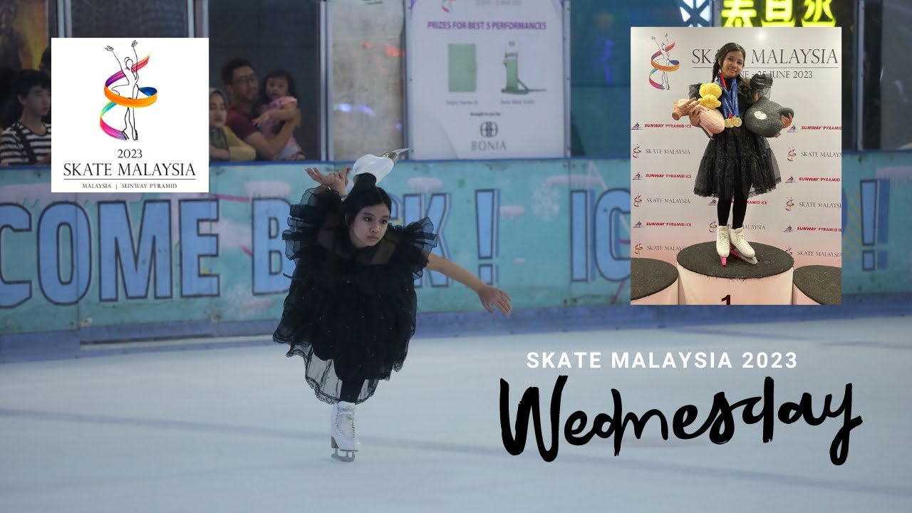 Skate Malaysia 2023 Wednesday Addams Character Spotlight 🥇 First Place! Sunway Pyramid Ice