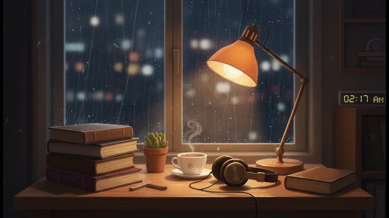 Rainy Day Lo-Fi ★ Rain Sounds & Chill Beats to Study/Relax | 0.7-Hour Mix