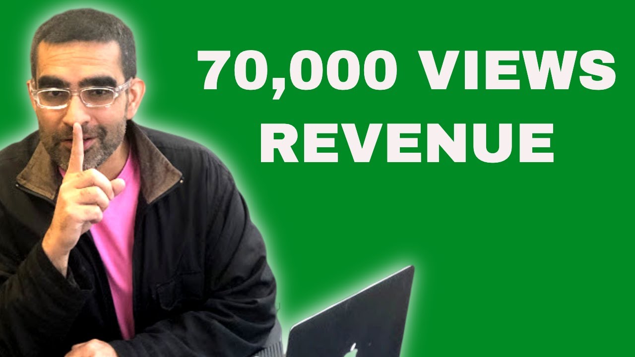 How Much YouTube Paid Me For 70000 Views | YouTube Ad Revenue 2020