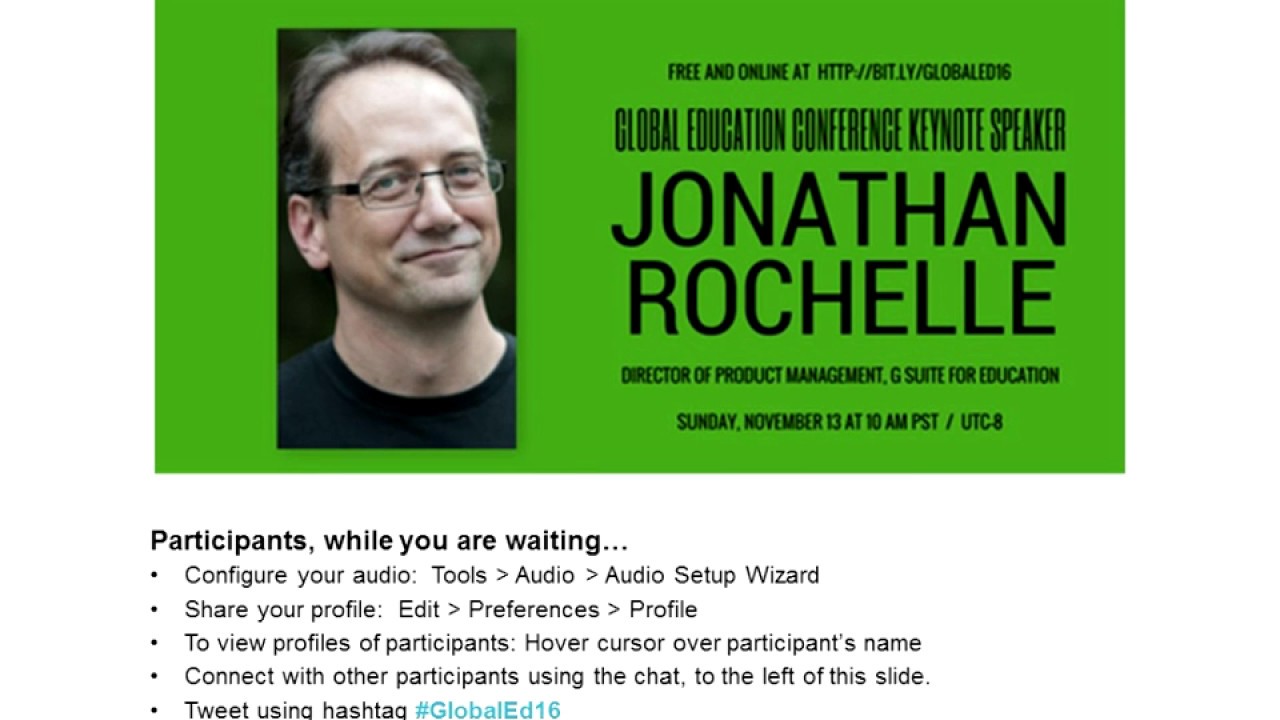 2016 GEC Keynote - Jonathan Rochelle