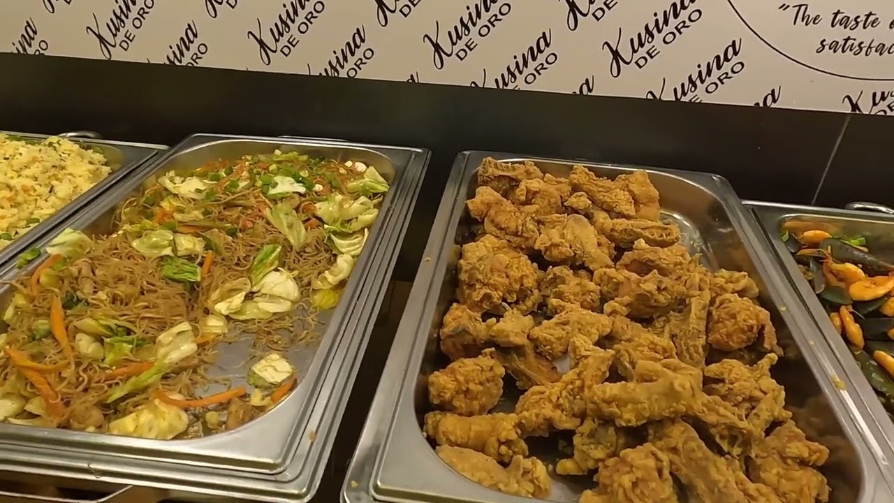 Buffet na tag 279 pesos lang sa Davao City | Kusina de oro lami na barato pa
