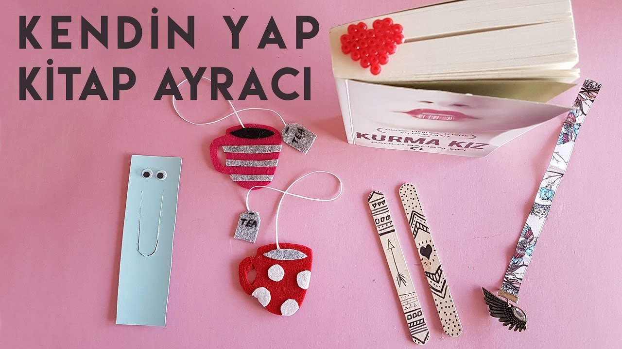 Kitap Ayracı Yapımı | 5 Kendin Yap Fikir