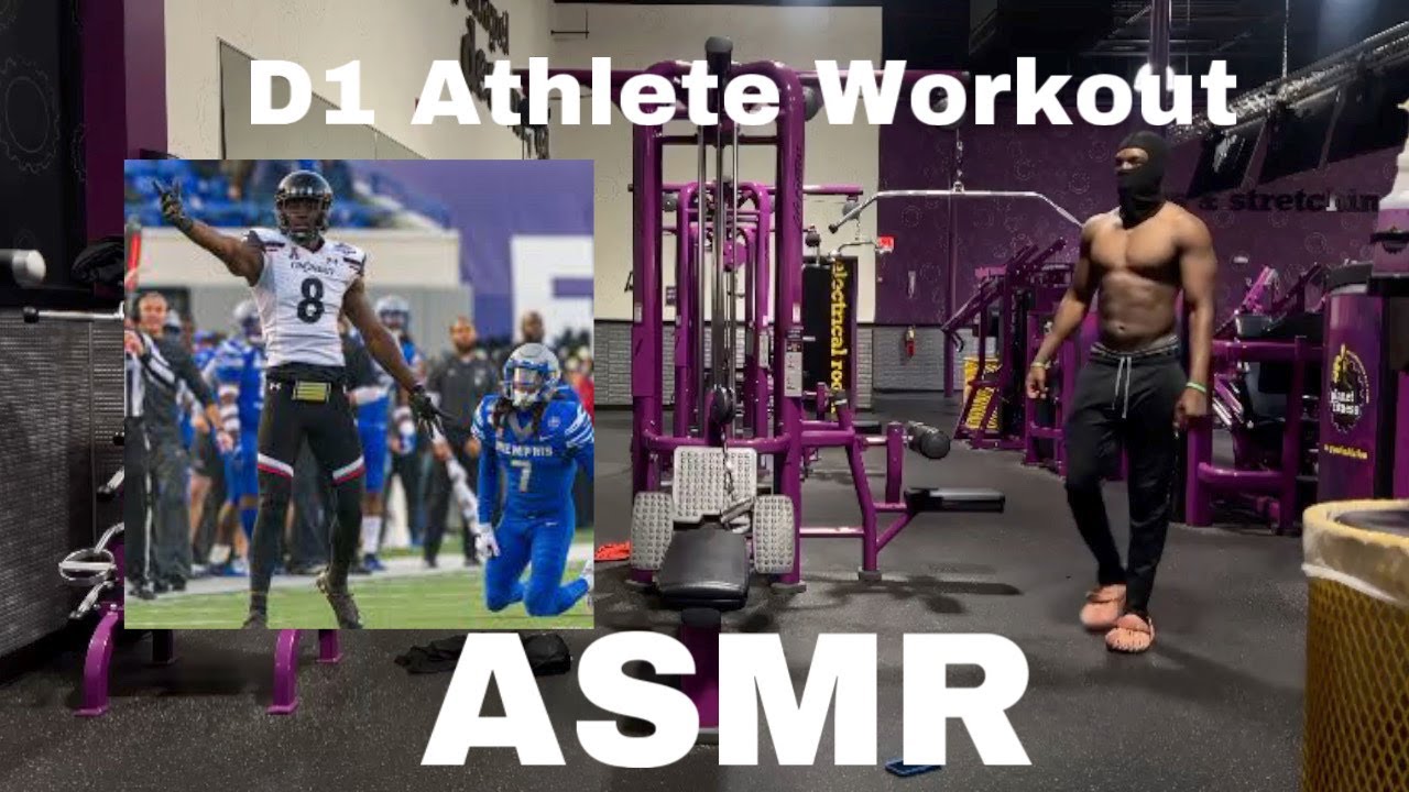D1 College Athlete Workout ASMR (public ASMR)