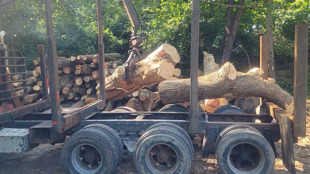 WESTERN STAR TRIAXLE LOG TRUCK - Tri Axle Log Truck w/Prentice 120 Log Loader