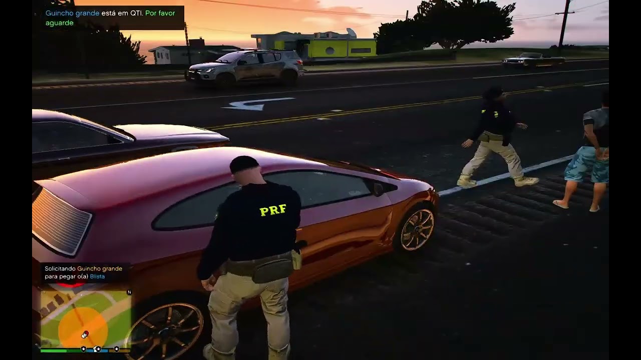 GTA V LSPD PRF EM COMFRONTO COM ASSALTANTES DE LOJA E APREENDE MUITAS DROGAS EM VEICULO  PMBA