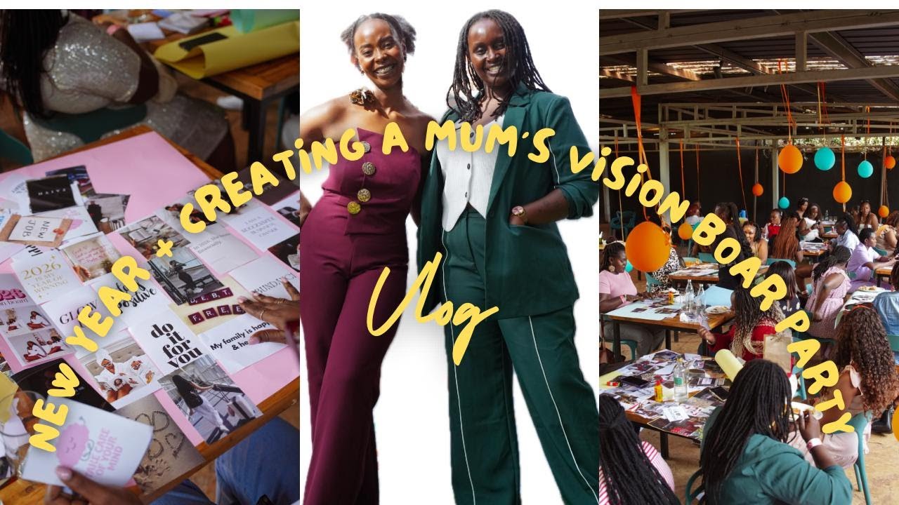 NEW YEAR AND PLANNING A MUM'S VISION BOARD PARTY