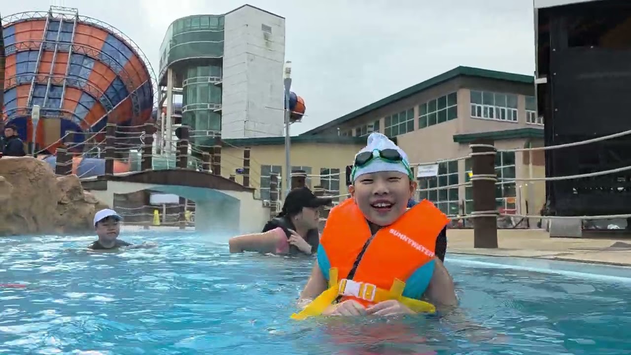 아빠 또 한 바퀴! 유수풀 무한 반복