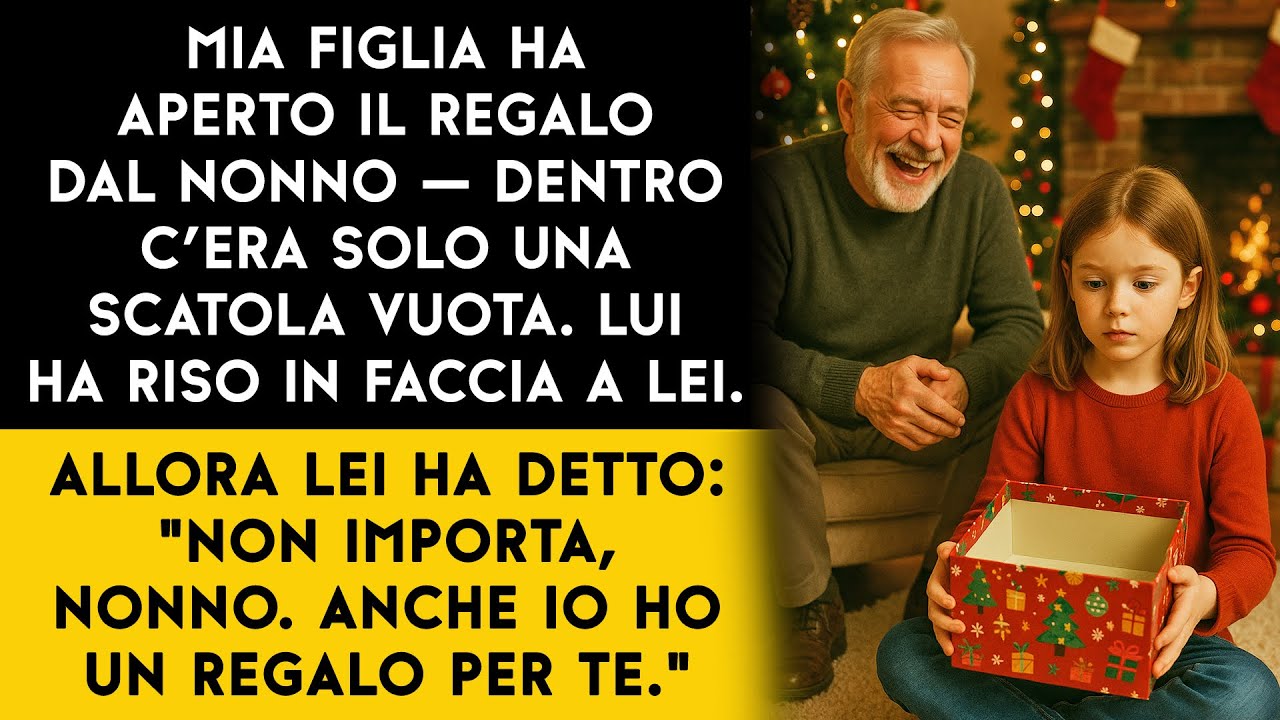 Quello che mia figlia ha regalato al nonno lo ha lasciato senza parole