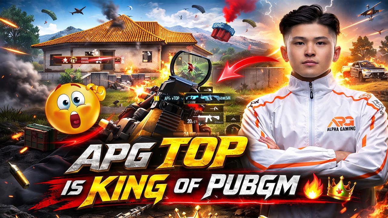 PUBG MOBILE MONGOLIA 🇲🇳 : APG TOP 😱 IS THE KING OF PUBGM 🔥👑 | INSANE CLUTCH & DOMINATION