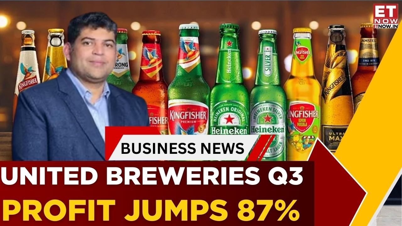 United Breweries Q3 | Profit Jumps 87% Despite Volume Dip | Vivek Gupta | Business News | ET Now