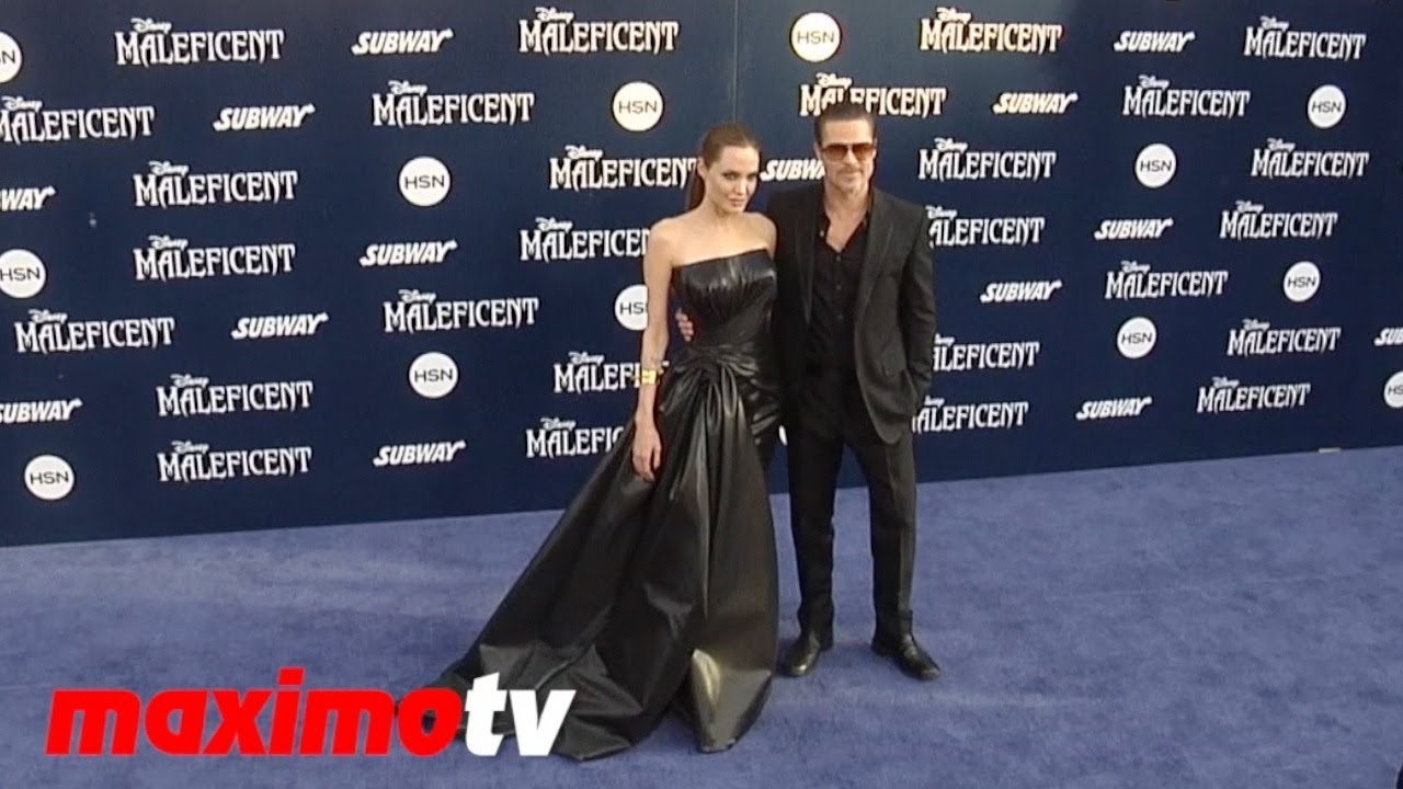 Angelina Jolie, Brad Pitt, Elle Fanning, Juno Temple MALEFICENT World Premiere Arrivals