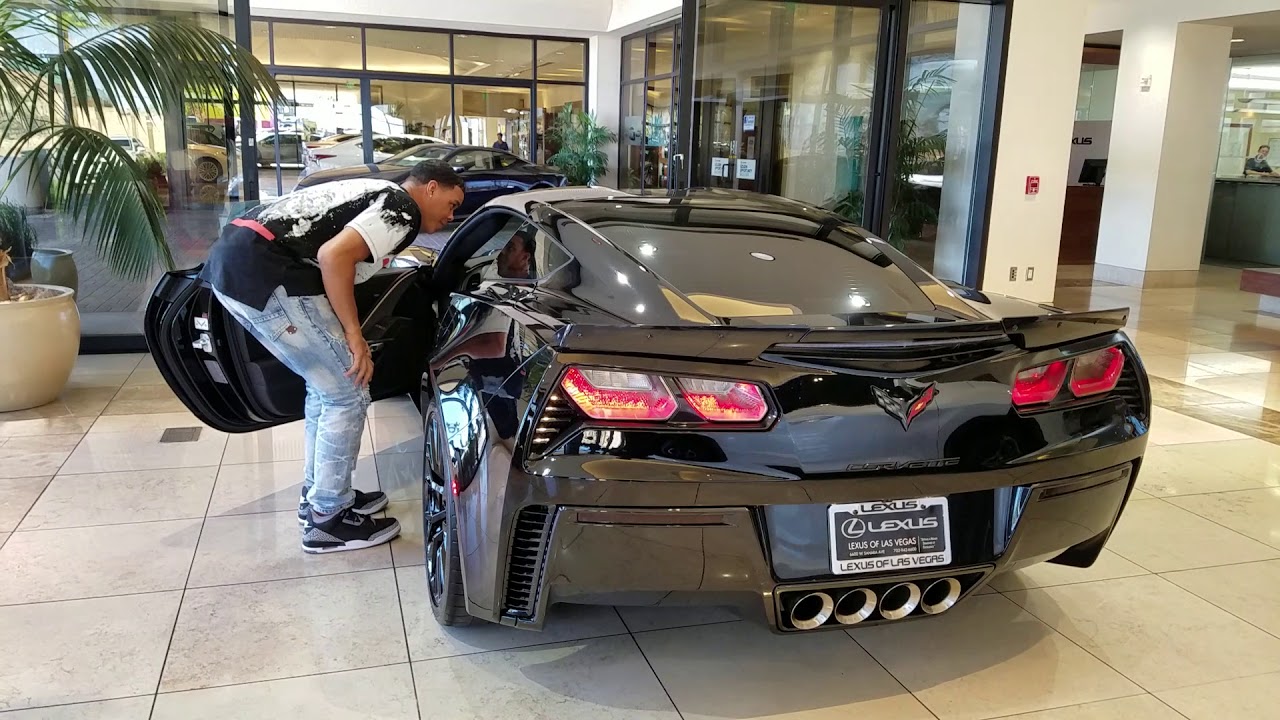 2016 Chevrolet Corvette Z06 delivery off Lexus showroom floor