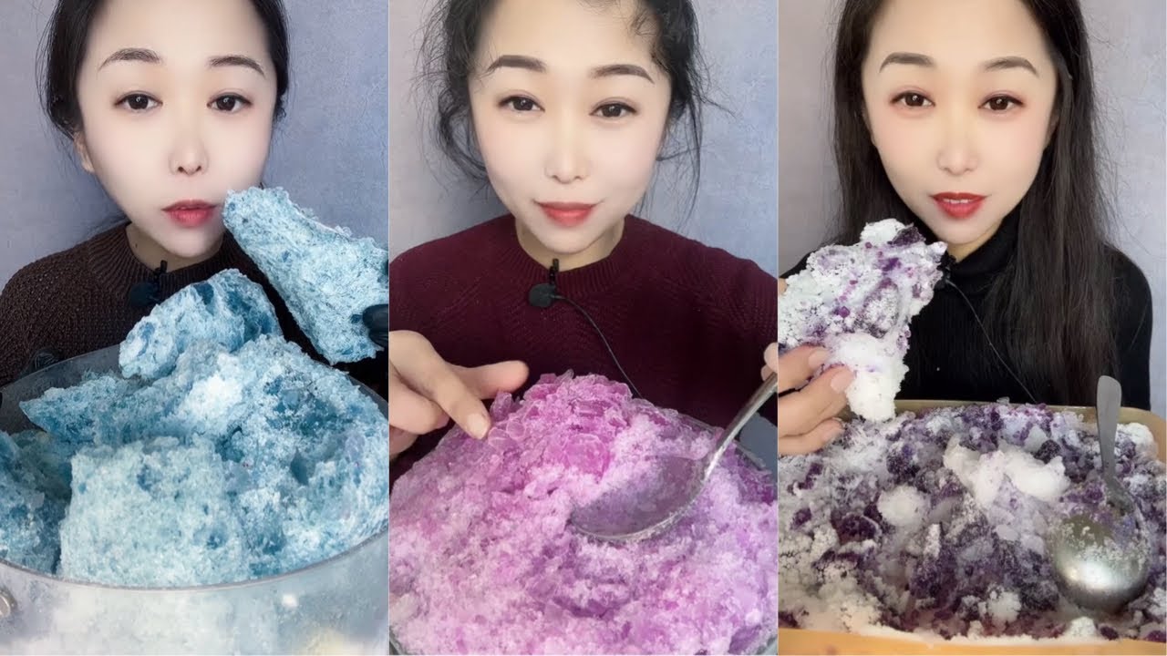 Crushed Ice Eating ASMR | Ice Eating
