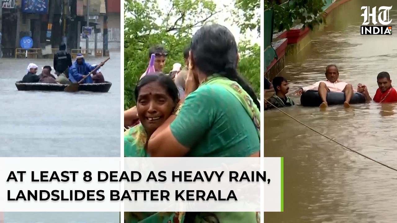 Heavy Rains Trigger Landslides & Flash Floods Across Kerala: At Least 8 Dead As IMD Issues Red Alert