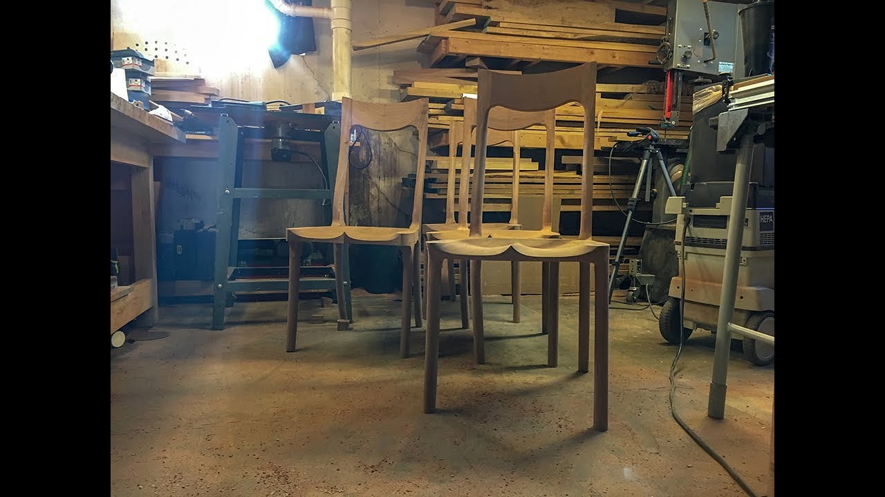Building 4 sculpted dining chairs part 1