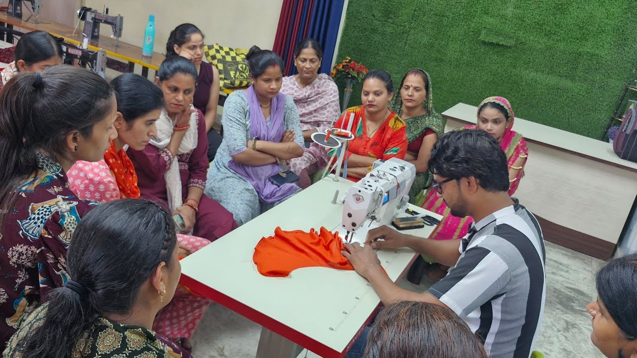 Offline Class - Umbrella Baju Cutting And Stitching | How To Make Umbrella Sleeves