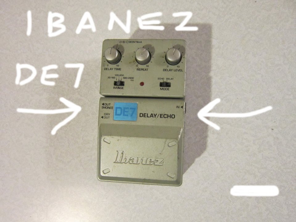 Ibanez DE7 Delay/Echo Pedal