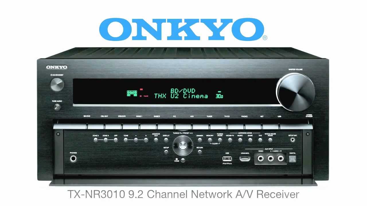 ONKYO TX-NR3010 Thrill to the Power of Nine-Channel Entertainment
