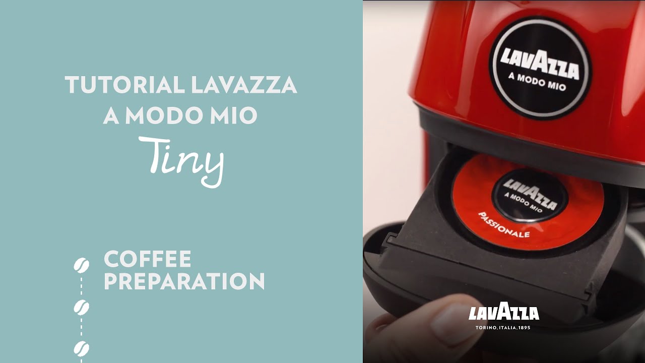 Lavazza A Modo Mio Tiny - Tutorial coffee preparation | Lavazza
