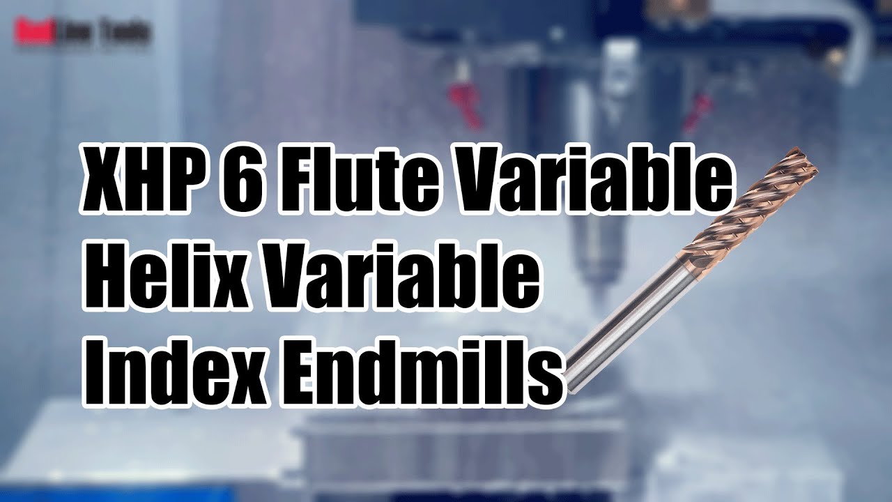RedLine Tools XHP 6 Flute Variable Helix Variable Index Endmills