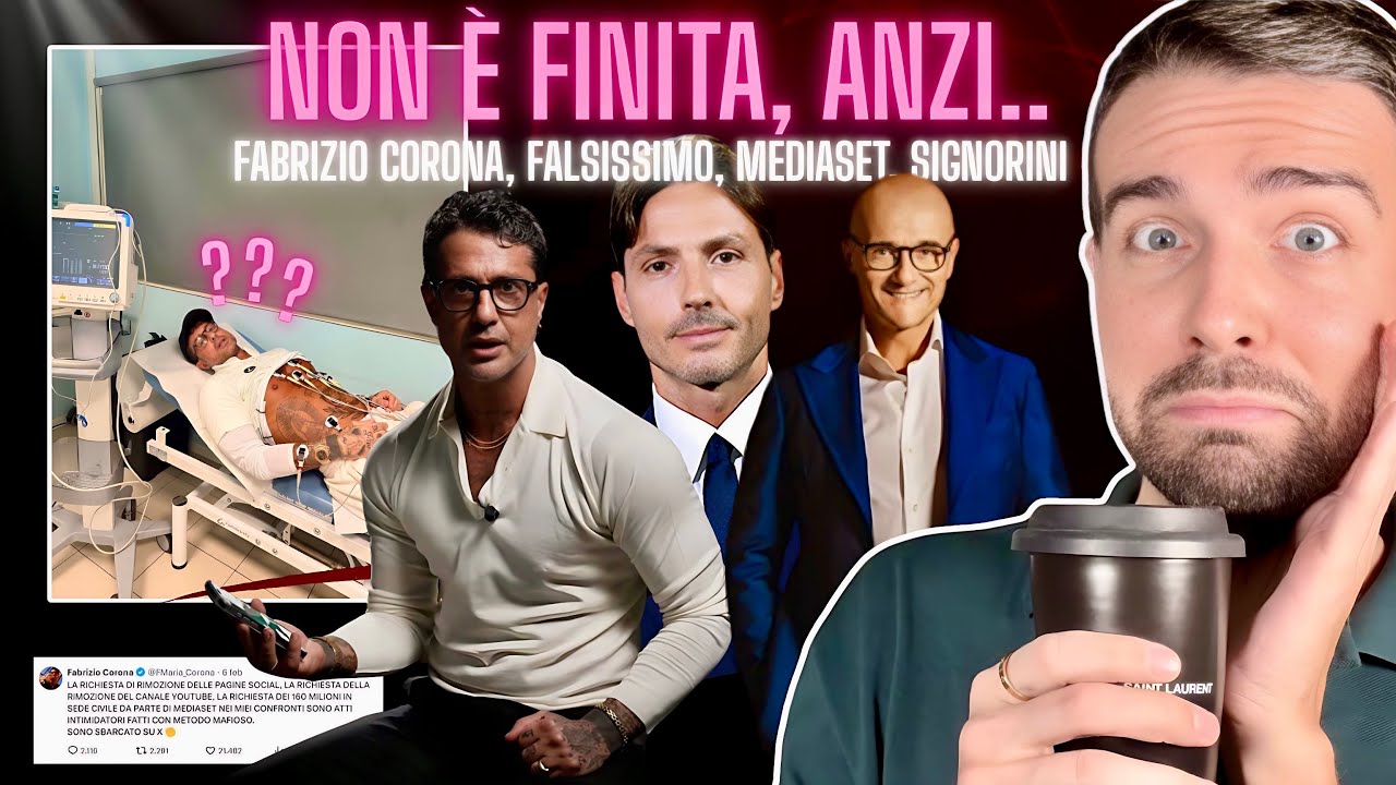 CHE FINE HA FATTO FABRIZIO CORONA? NOVITÀ SHOCK SUL DRAMA CON MEDIASET E SIGNORINI! 🥤⚠️