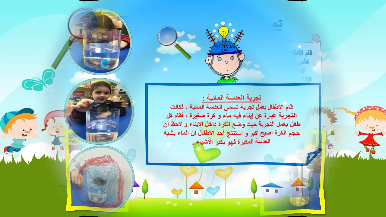 مشروع ريجيو اميليا ( العدسة ) روضة السيد عمر  أساليب تعلم بالمشاريع ببصمة كويتية